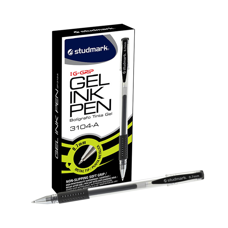 Boligrafo Studmark Gel 3104 (0.7mm) Negro