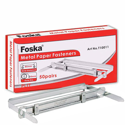 Ganchos para Folders Metálicos Foska 70mm, 50 pcs