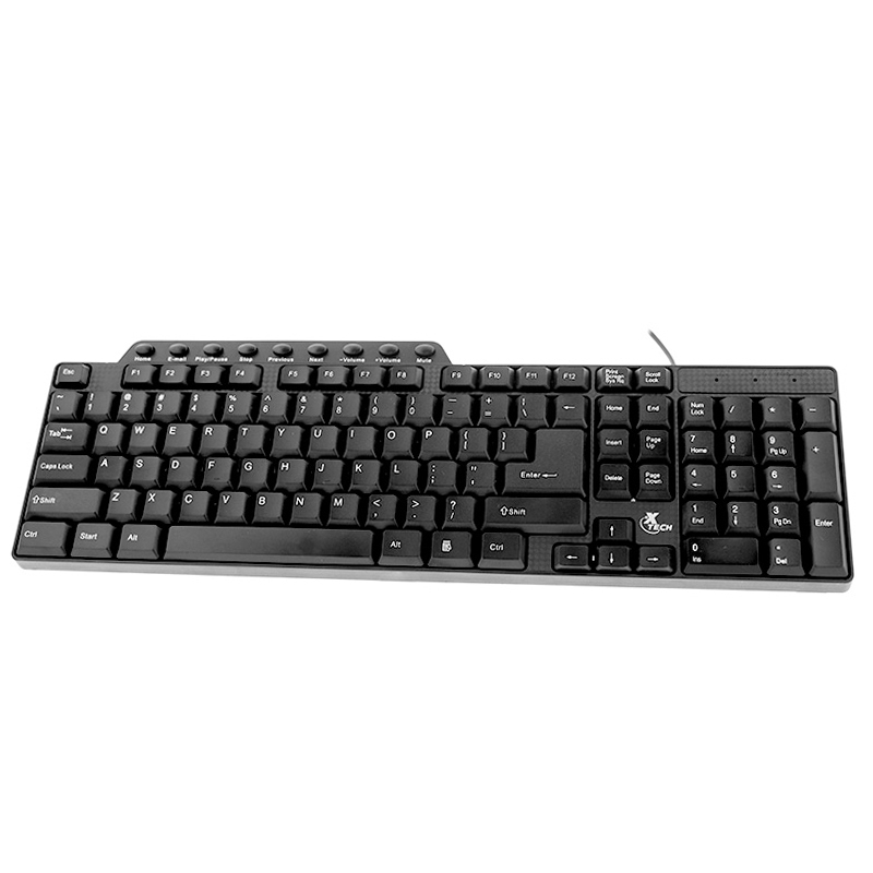 Teclado USB Xtech XTK-160 en Inglés, Negro