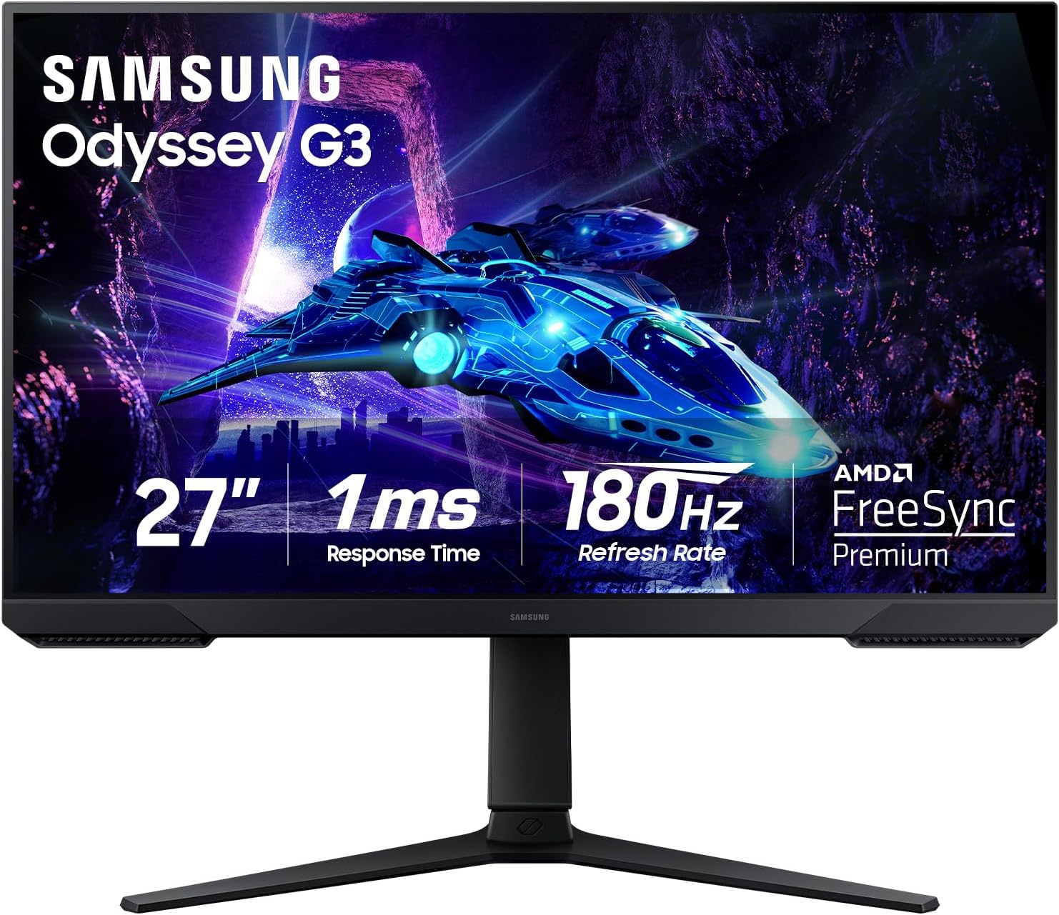 Monitor Gaming Samsung 27” Odyssey G3, FHD 180Hz, 1ms MPRT