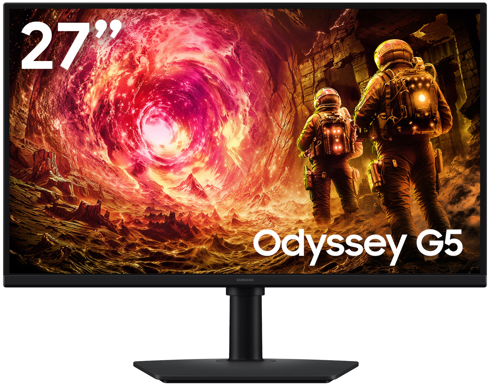 Monitor Samsung 27" Odyssey G5 QHD 180Hz, IPS, Pivote #LS27FG500ENXZA