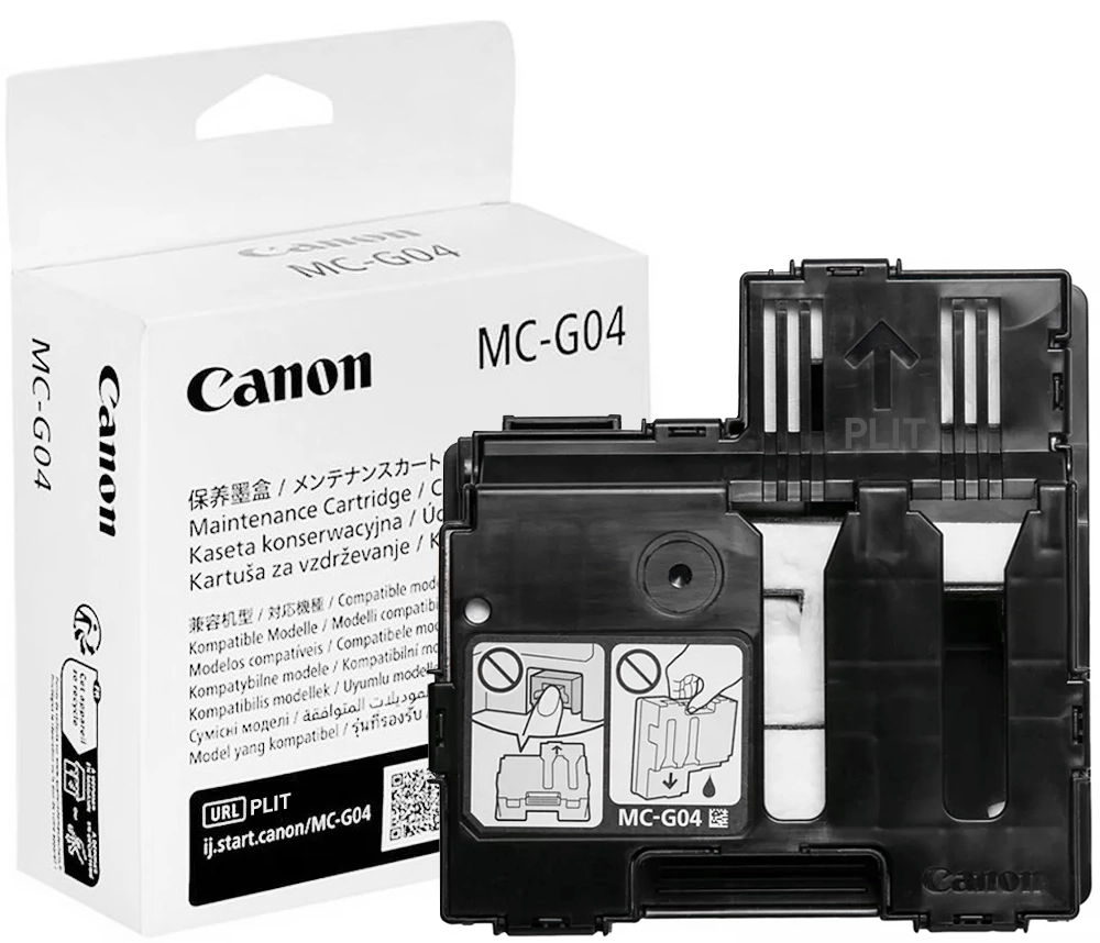 Original: Cartucho de Mantenimiento MC-G04 para Impresoras Canon PIXMA G3170 y G2170