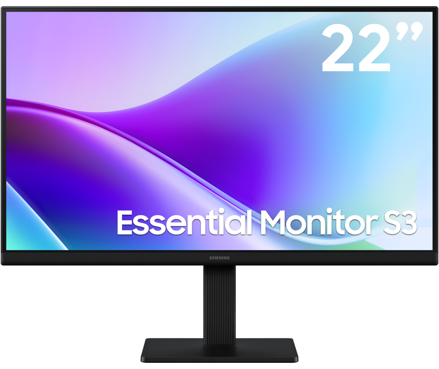 Monitor Samsung 22" Essential S3 Plano Full HD 120Hz (IPS)