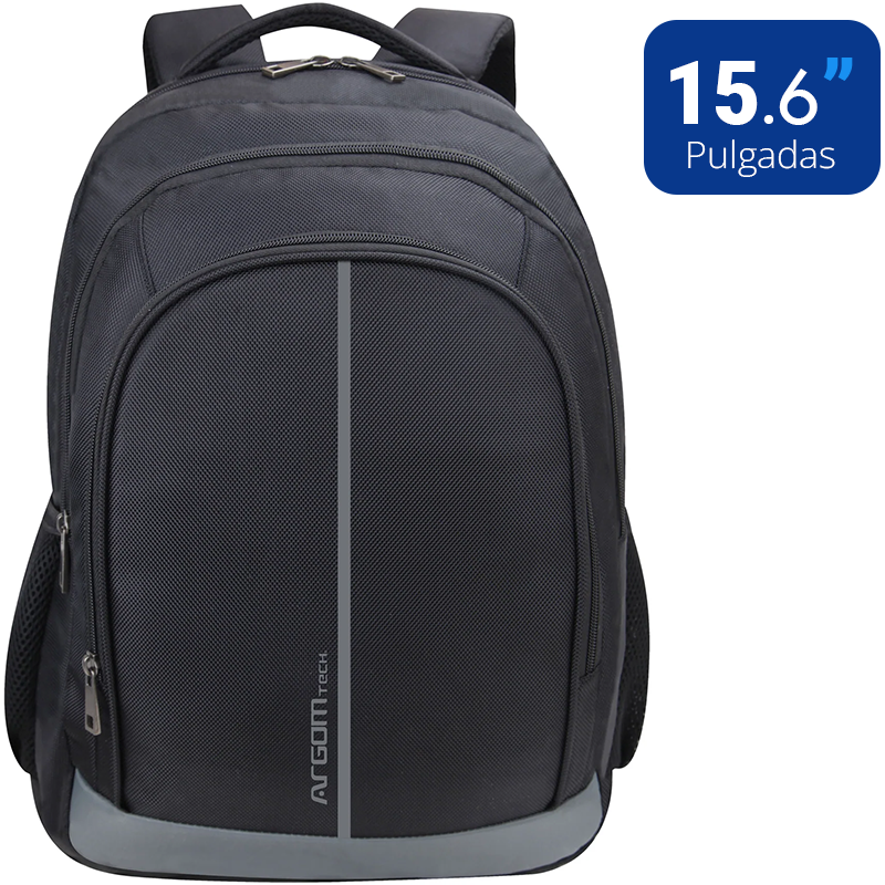 Mochila para Laptop 15.6" ArgomTech Visionaire ARG-BP-0728BK Múltiples Compartimientos, Negra