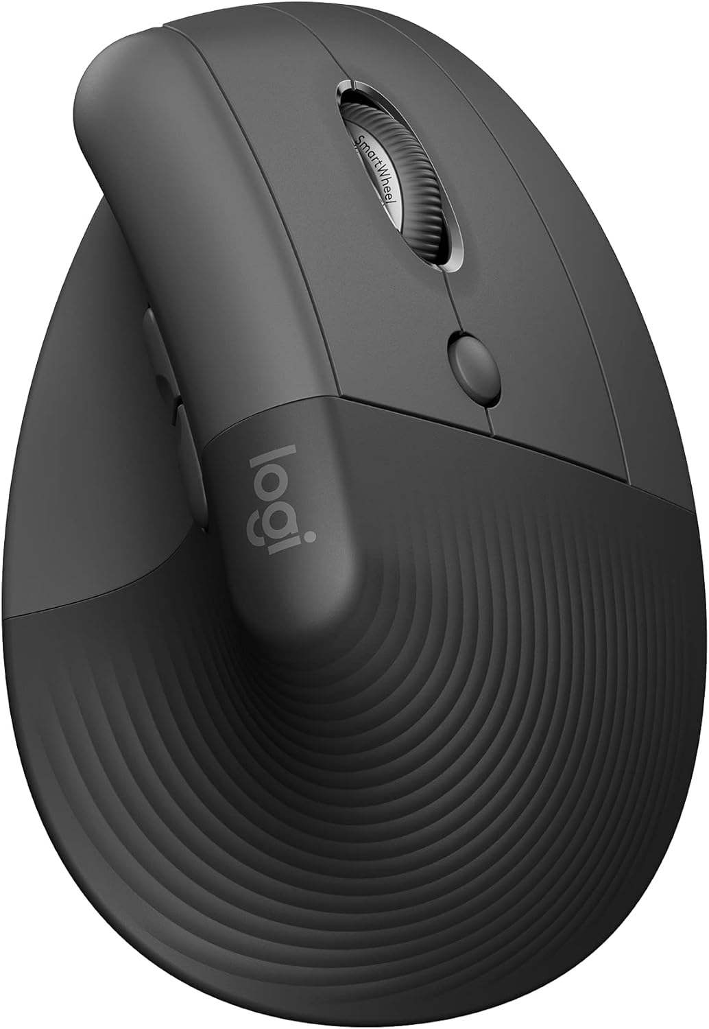 Mouse Vertical Ergonómico Logitech Lift (Ergo Series) 4000dpi, Inalámbrico con Logi Bolt + Bluetooth, Negro