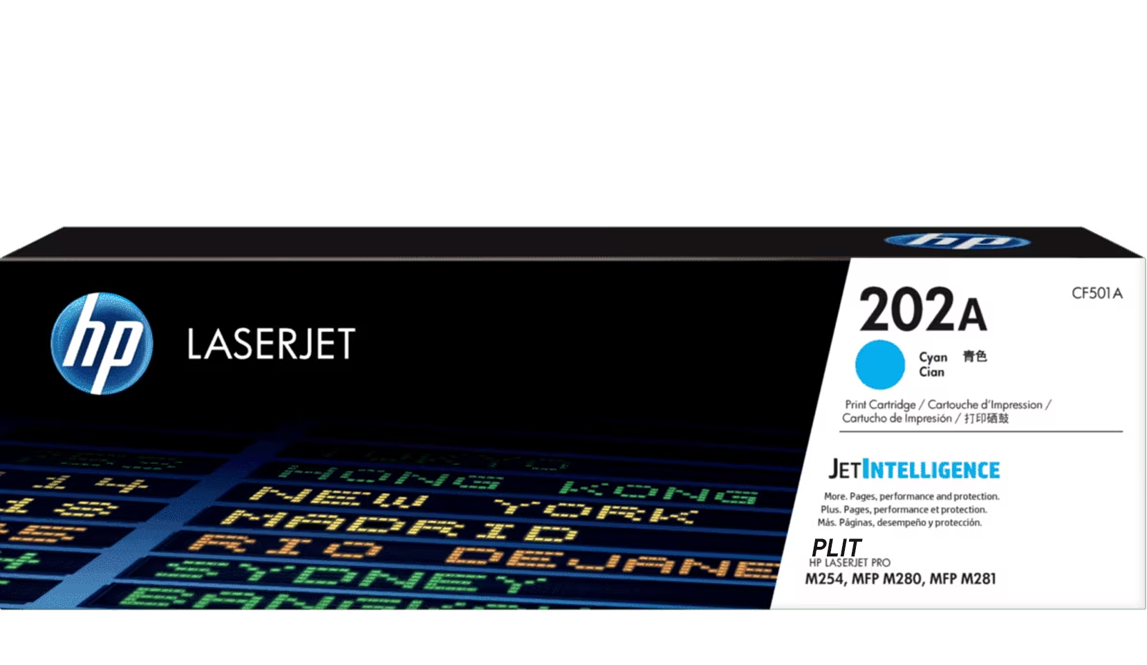 Original: Toner HP 202A (CF501A), Cyan