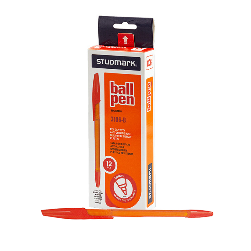 Bolígrafo Ball Pen, Rojo Studmark 3106