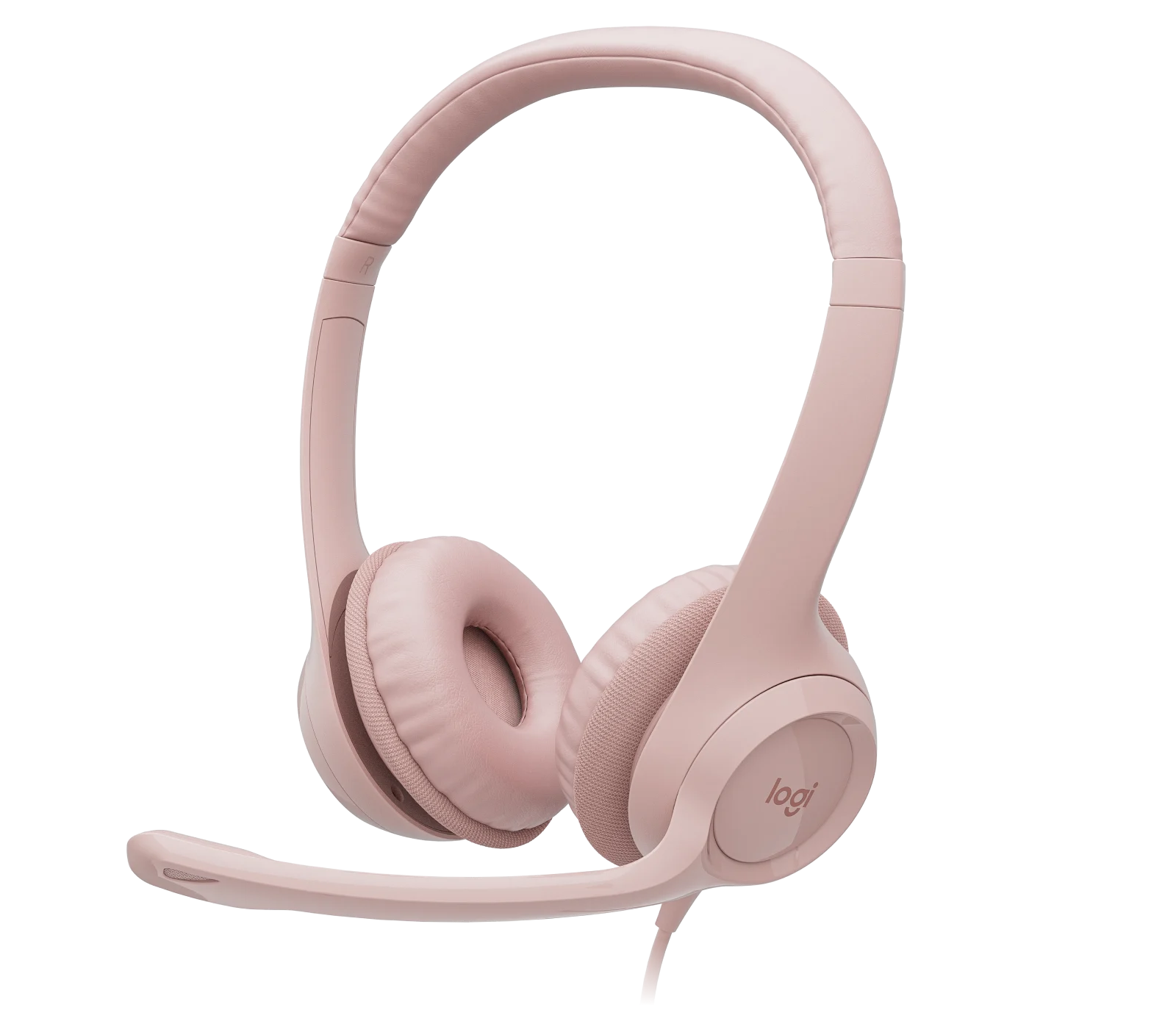 Audífonos Headset USB Logitech H390, Rosado