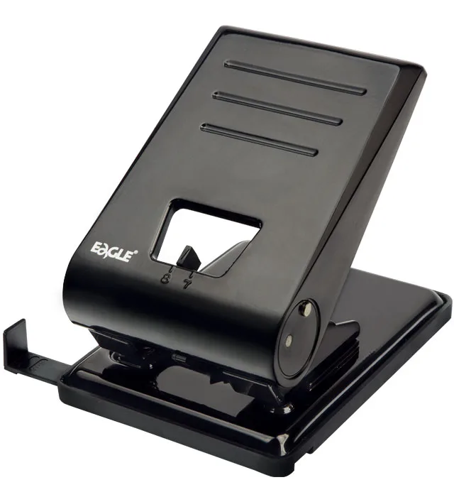 Perforadora Metálica de 2 Hoyos Eagle 837XL para 50 Hojas, Negro
