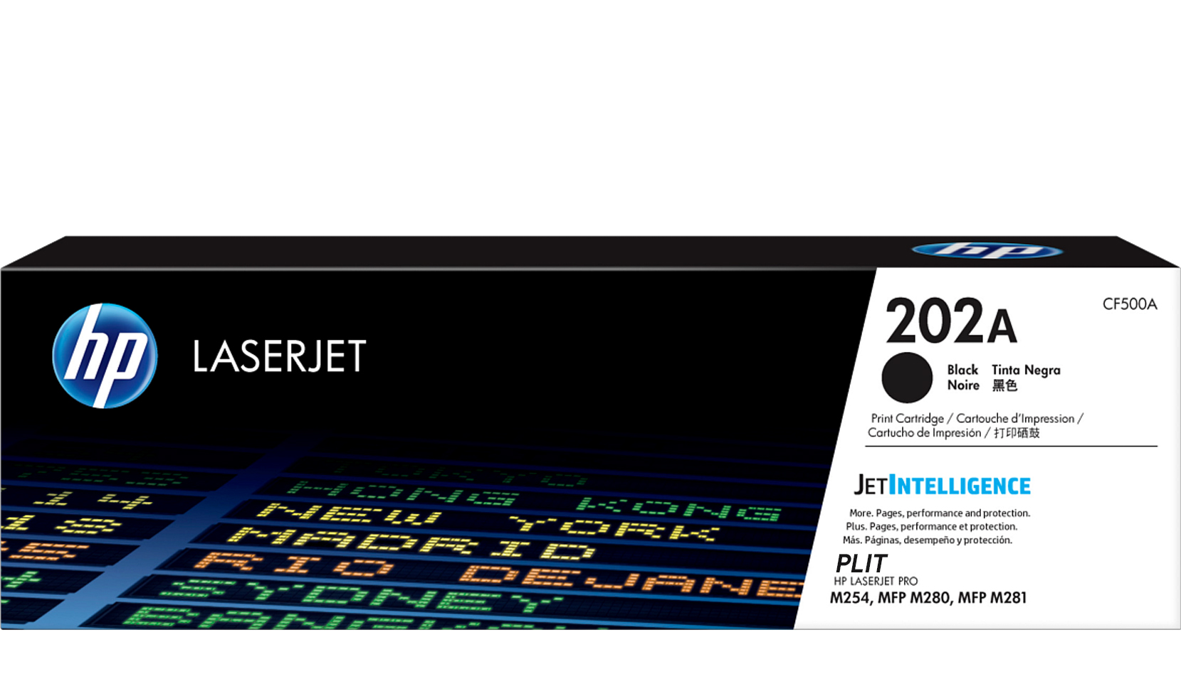 Original: Toner HP 202A (CF500A), Negro