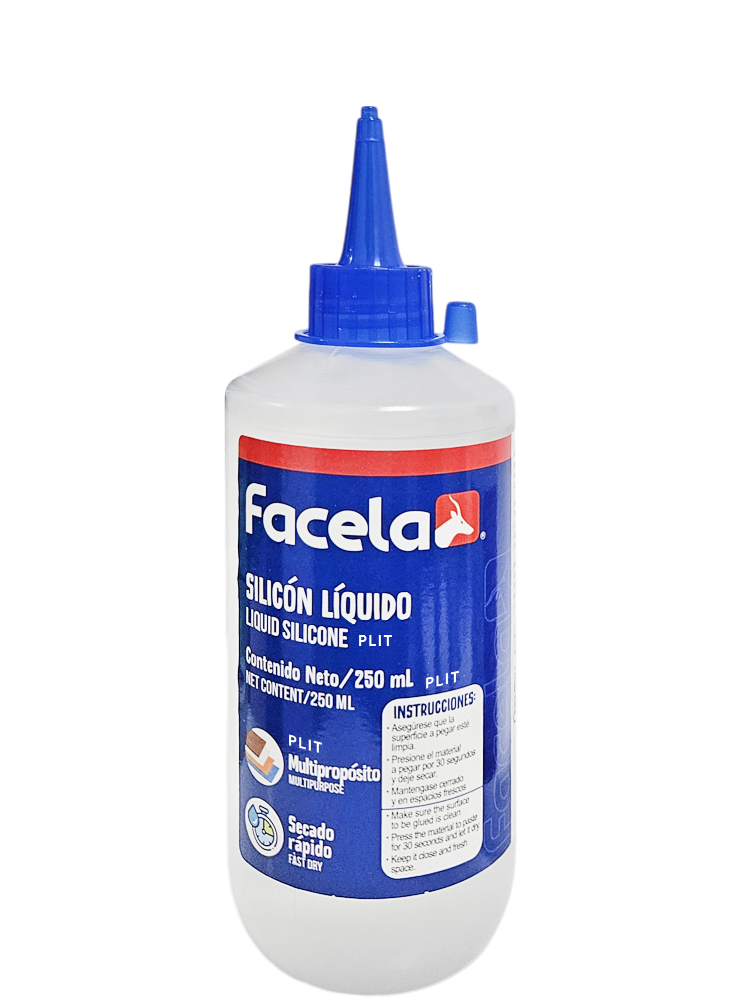 Silicona Líquida Facela, 500 ml