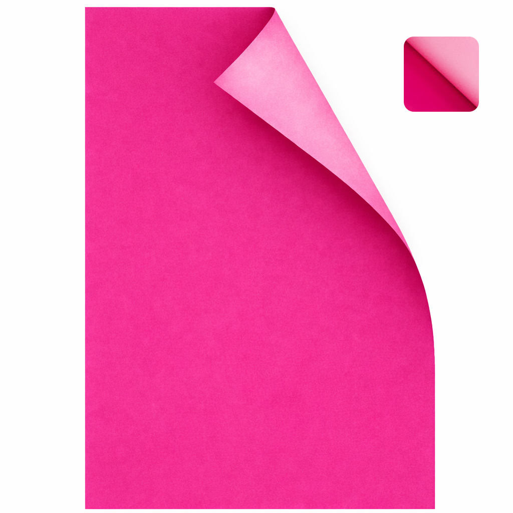 Cartulina Reversible Doble Cara Rosado Fucsia y Pastel - Irasa IR-50403