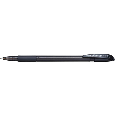 Bolígrafo Negro Pentel Feel It, Punta 0.7 mm