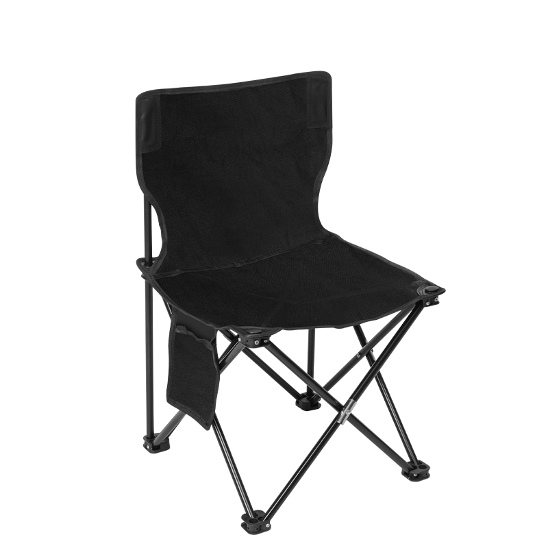 Silla Plegable Infantil sin Brazos, Negra
