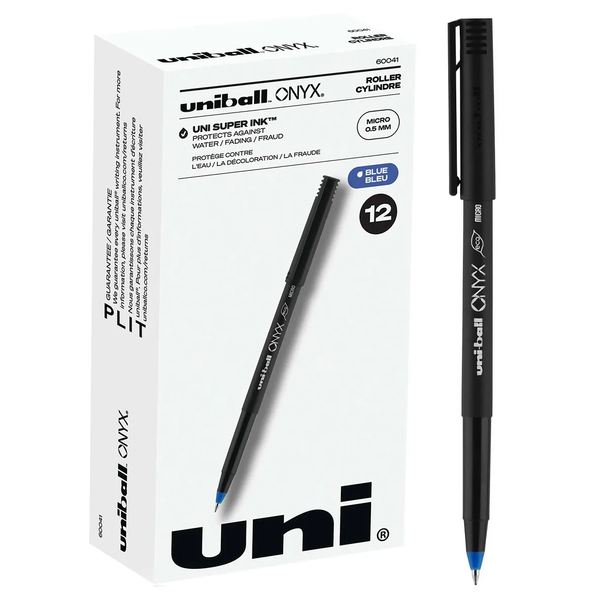 Felpa Micro 0.5 mm Uniball Onyx 60042, Azul