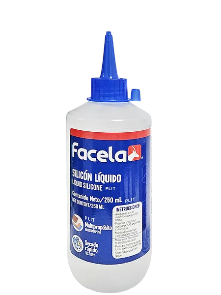 Silicona Líquida Facela, 250 ml